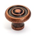 Dynasty Hardware Super Saver Bullseye Cabinet Knob Distressed Antique Copper K2085DAC